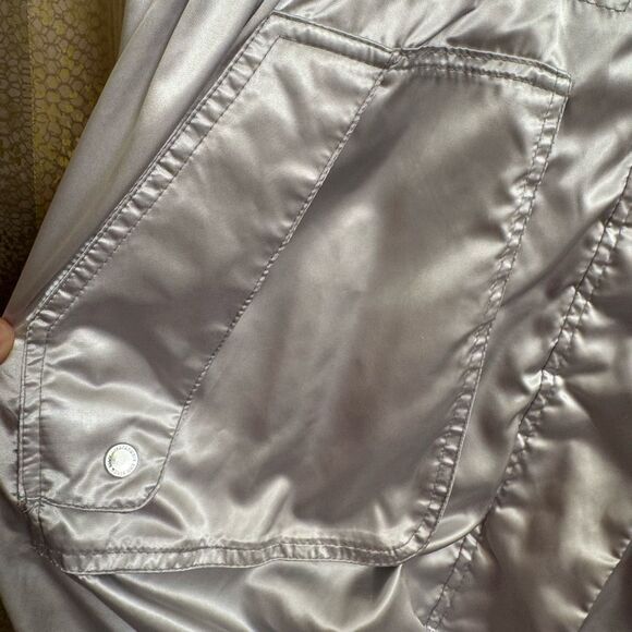Vintage Y2K Abercrombie & Fitch Silky Gray Water Wind Resistant Light Jacket Sma - Picture 5 of 12